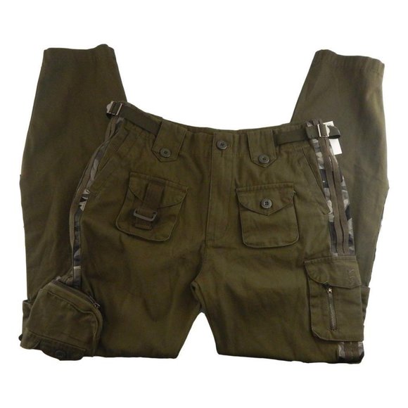 FreekKnIght Green Cargo Hunting Pants Size: 31 - Picture 10 of 10